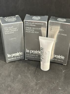 NIB La Prairie Samples Anti-Aging cream Time Release Radiance Cream Moisturizer